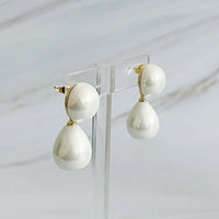 Teardrop Pearl Earrings
