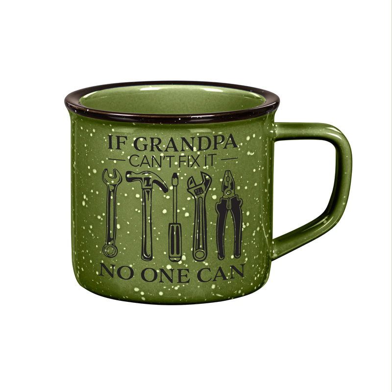 Grandpa Green Ceramic Cozy Cup, 15oz, Gift Box