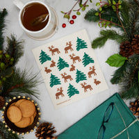 Forest Friends Swedish Dishcloth