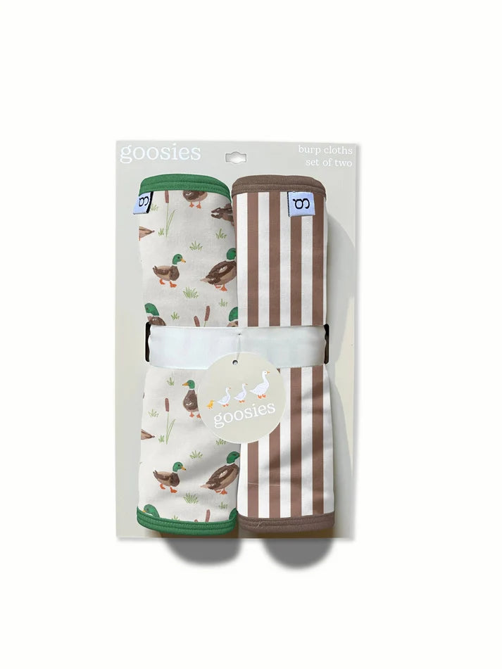 Burp Cloths (Set Of 2)-Mallard Drake