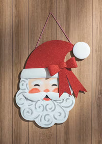 Santa Bow Door Hanger