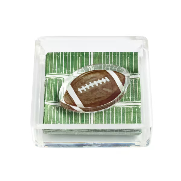 Football Napkin Holder & Weight Set