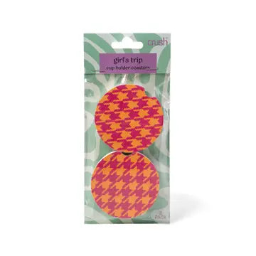 Crush Girl's Trip Cup Holder Coasters