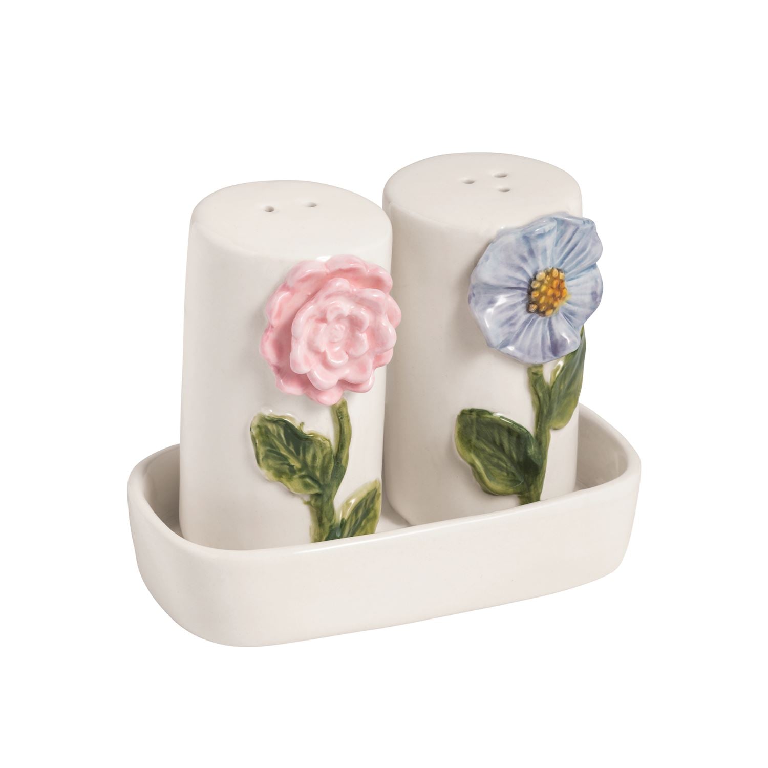 Flower Salt And Pepper Shaker Set