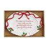 Xmas Sentiment Plate