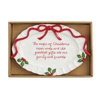 Xmas Sentiment Plate