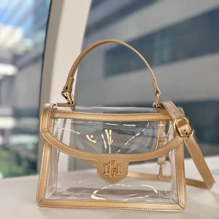 Morgan Clear Gold Bag