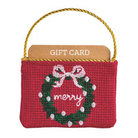 Needlepoint Gift Card Pouch