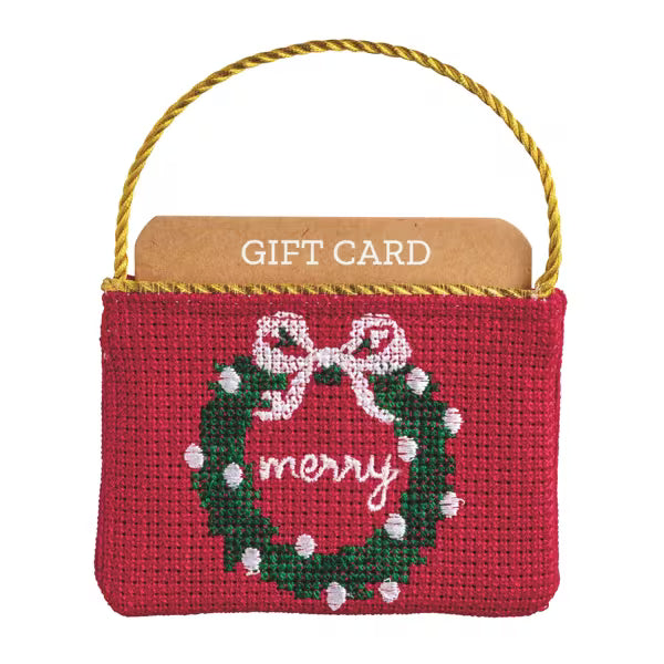 Needlepoint Gift Card Pouch