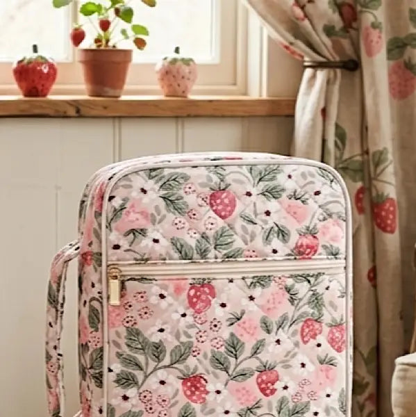 Eden Strawberry Zipper Bible Cover