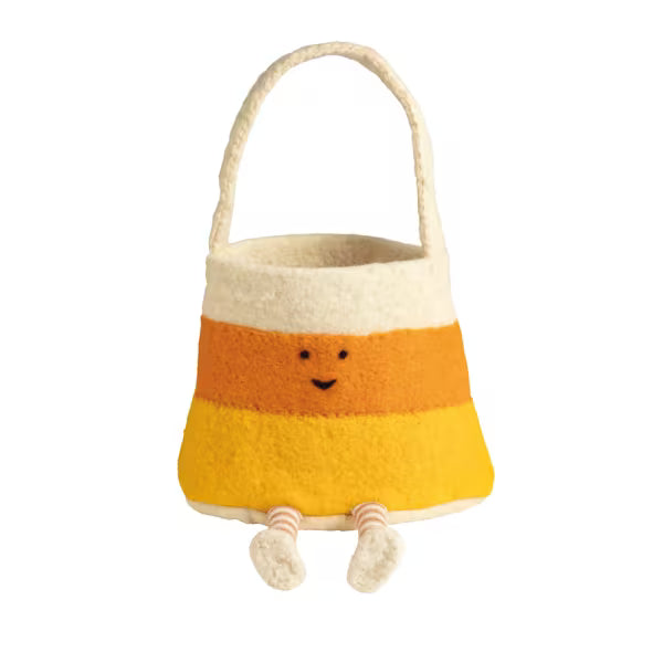 Candy Corn Dangle Leg Treat Bucket