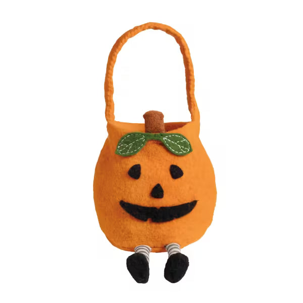 Pumpkin Dangle Leg Treat Bucket