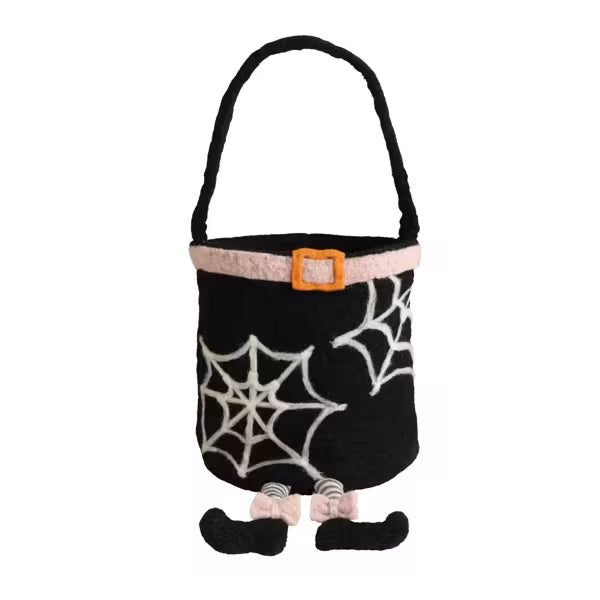 Witch Dangle Leg Treat Bucket