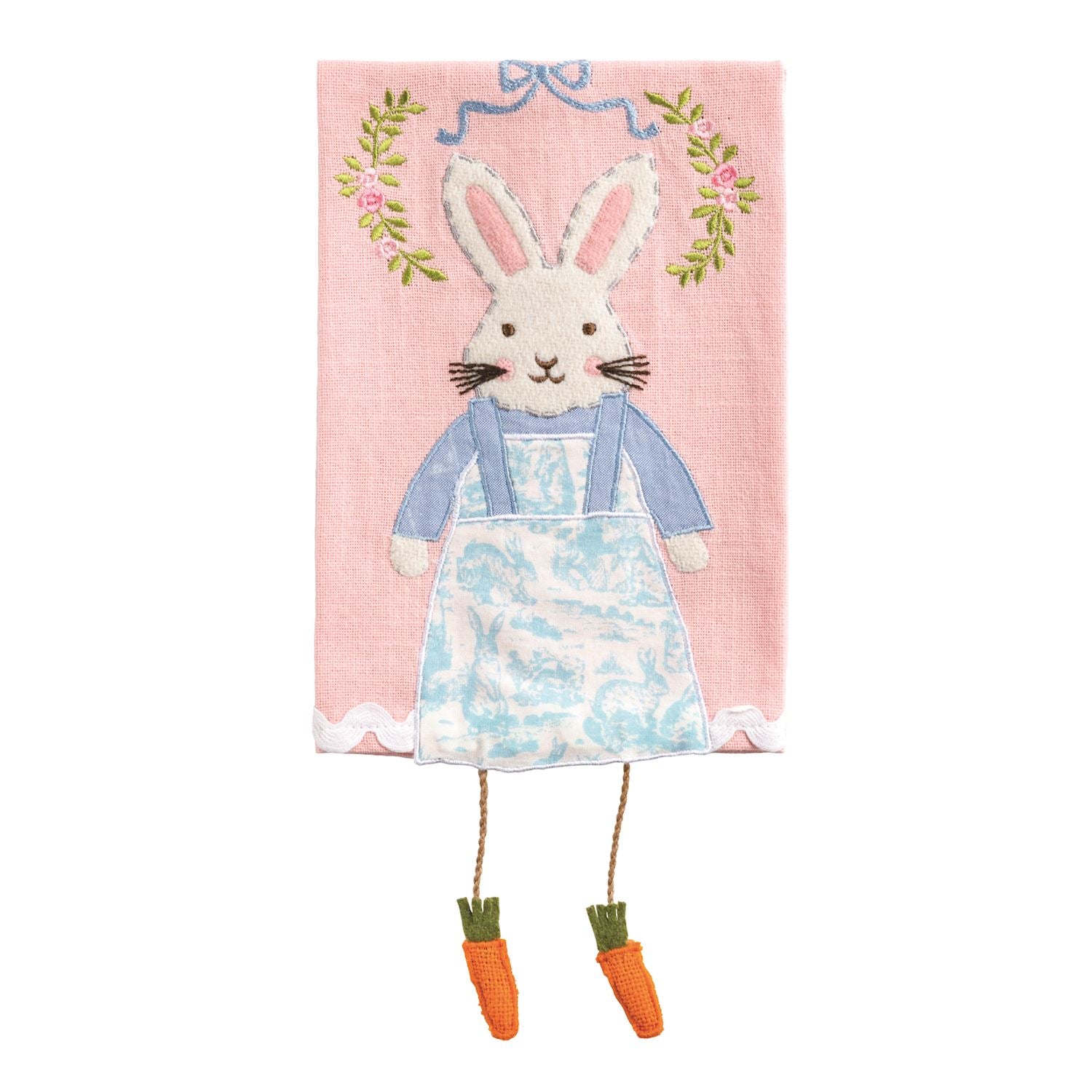 Pink Bunny Dangle Leg Towel