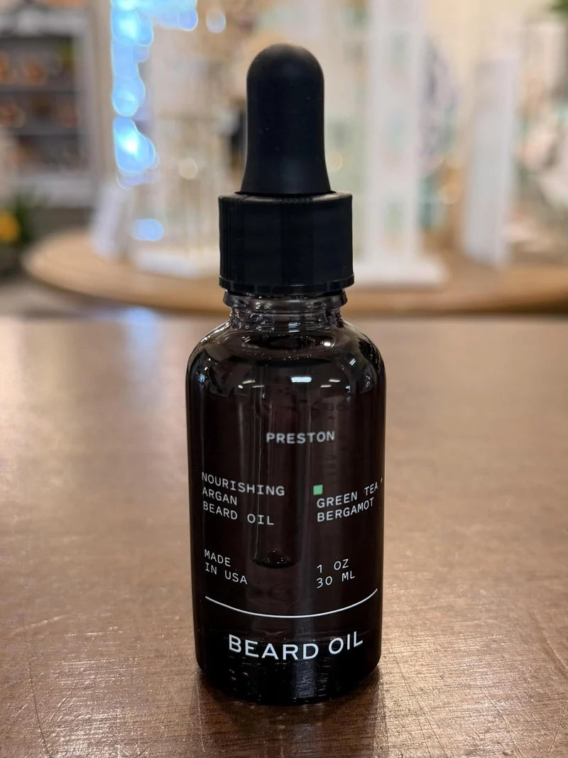 Preston Beard Oil-Green Tea & Bergamot