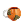 Leaf Handle Pumpkin Mugs