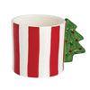 Christmas Tree Handle Whimsical Mugs