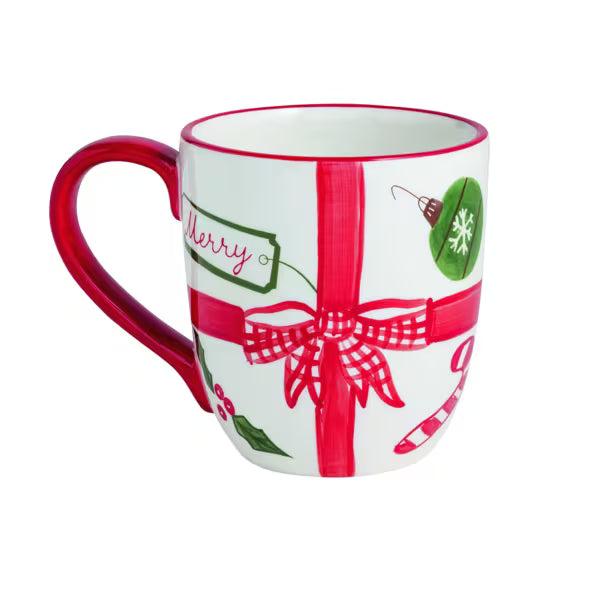 Bow Painted Mug