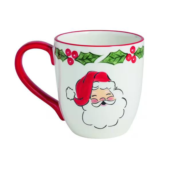 Santa Painted Mug