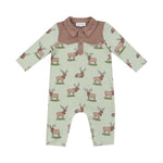 L/S CowBoy Romper - Elk