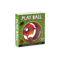Box of a 'Play Ball' game with sports-themed graphics on a white background