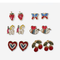 Sweet Belle Enamel Stud Earrings