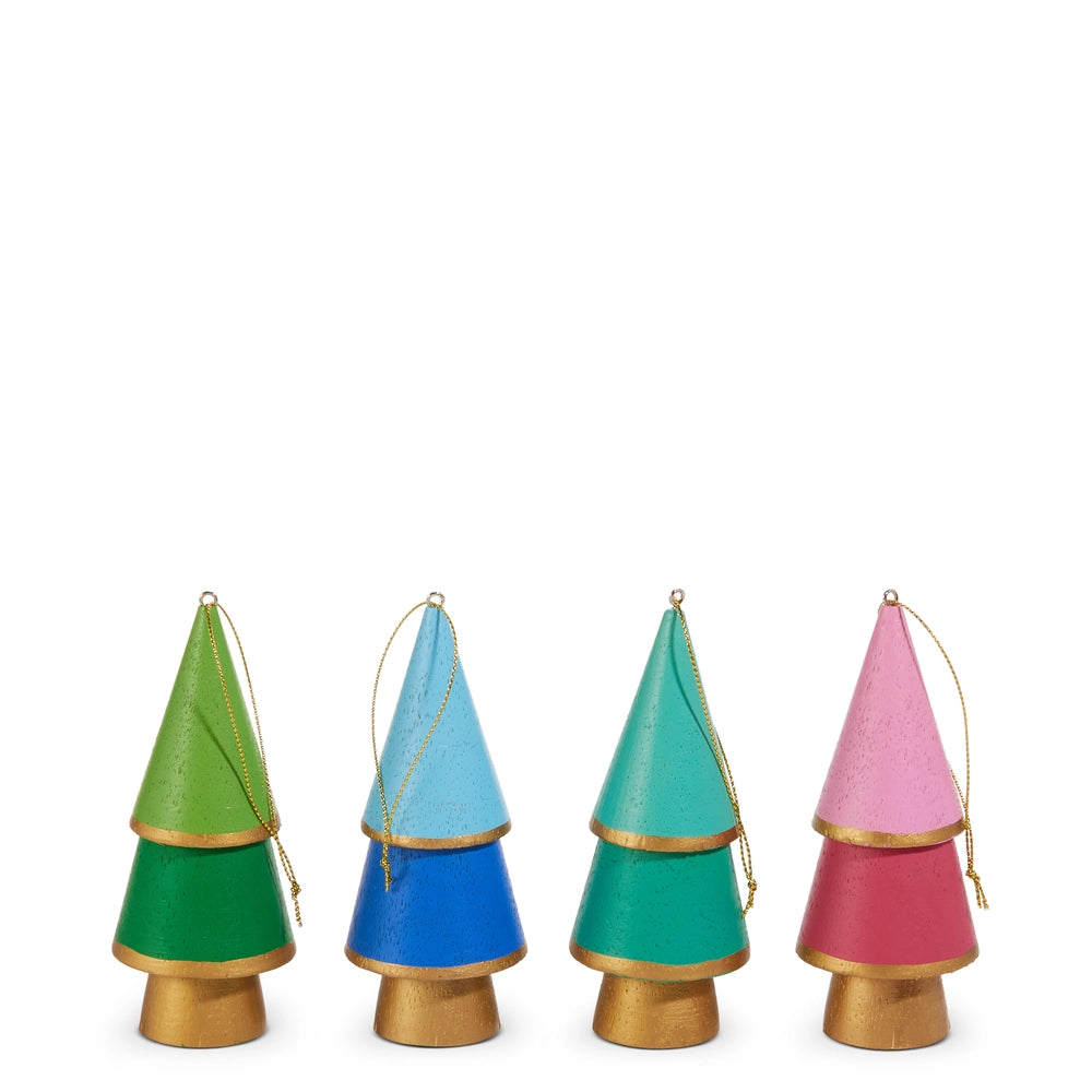 4.5" Color Block Tree Ornament