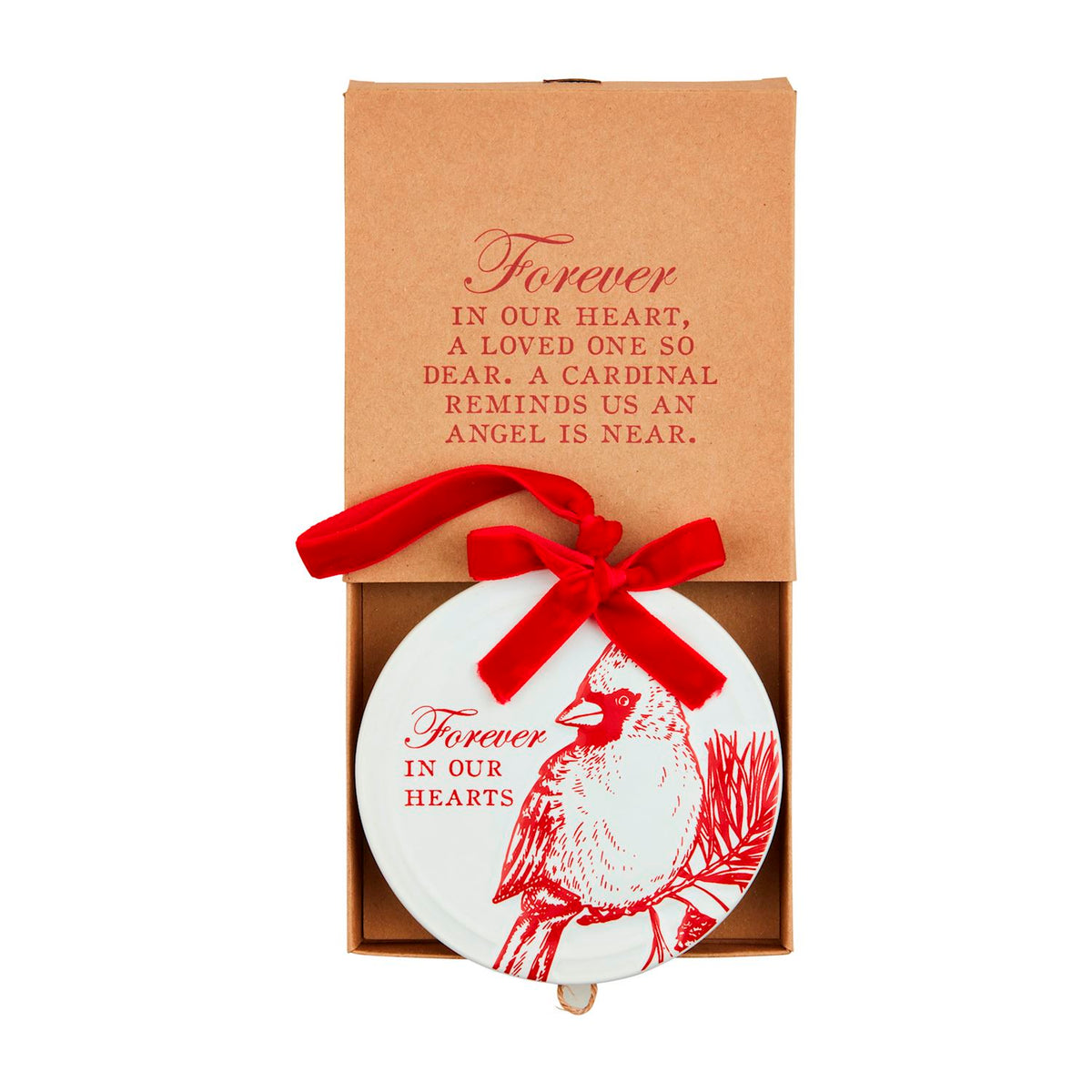 Cardinal Ceramic Ornament