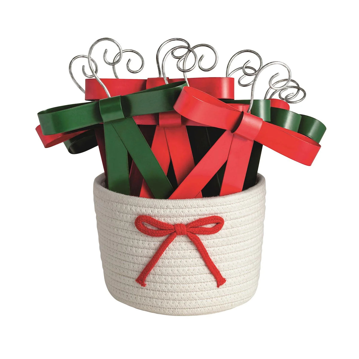 Mudpie Tin Bow Ornament