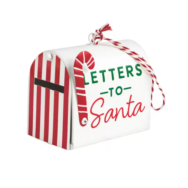 Letters To Santa White Ornament