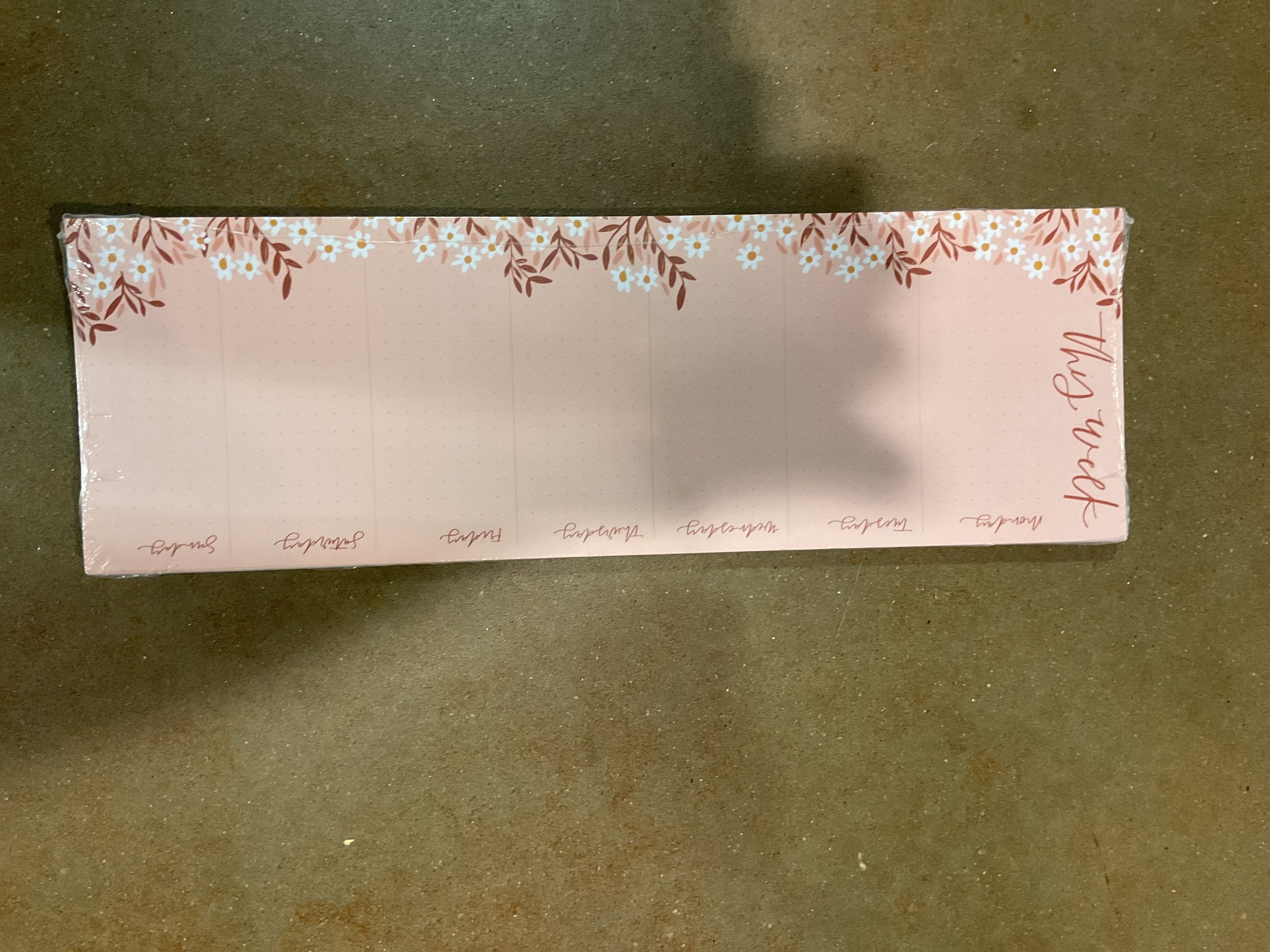 Weekly Notepads
