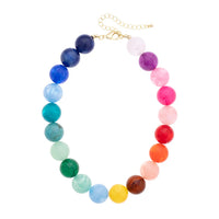 Marjorie Game Day Gumball Beaded Necklace