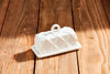 Ceramic Bamboo Butter Dish