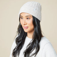 Chunky Ribbed Marshmallow Beanie