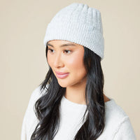 Chunky Ribbed Marshmallow Beanie