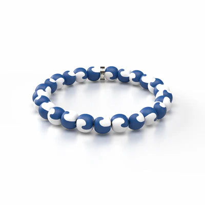 Blue and White Bracelet