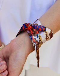 Sedgefield Scarf Bracelet-Orange