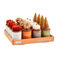 Fall Bottlebrush Mini Candles