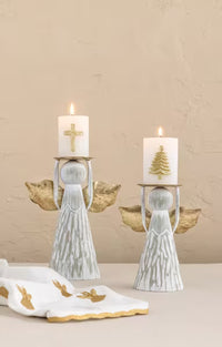 Angel Pilar Candle Holder