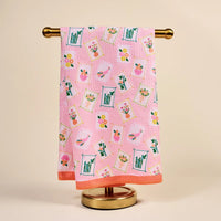 It's Mahj Time Waffle Tea Towel