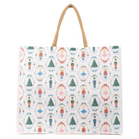 Nutcracker Waltz Juco Carryall Tote White/Multi 22x19x8