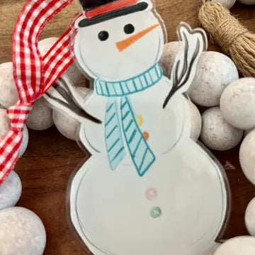 Snowman Acrylic Ornament