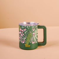 14 oz Insulated Mug-Jolly Sprig