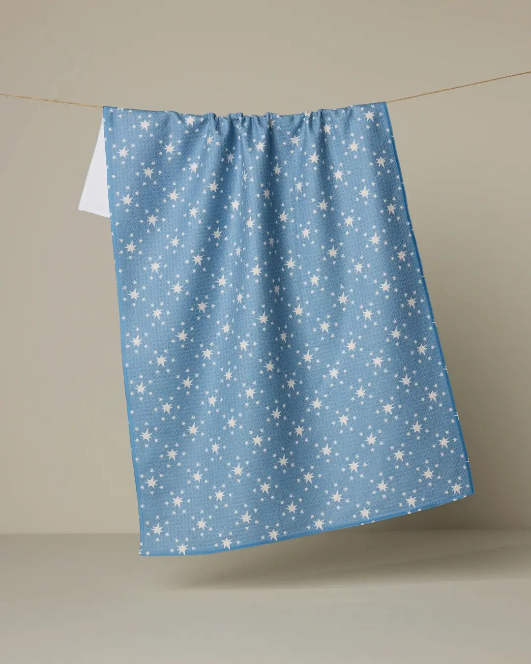 Assorted Red White And Blue Geometry Tea Towels