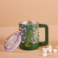 14 oz Insulated Mug-Jolly Sprig