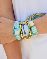 Sedgefield Scarf Bracelet -Blue