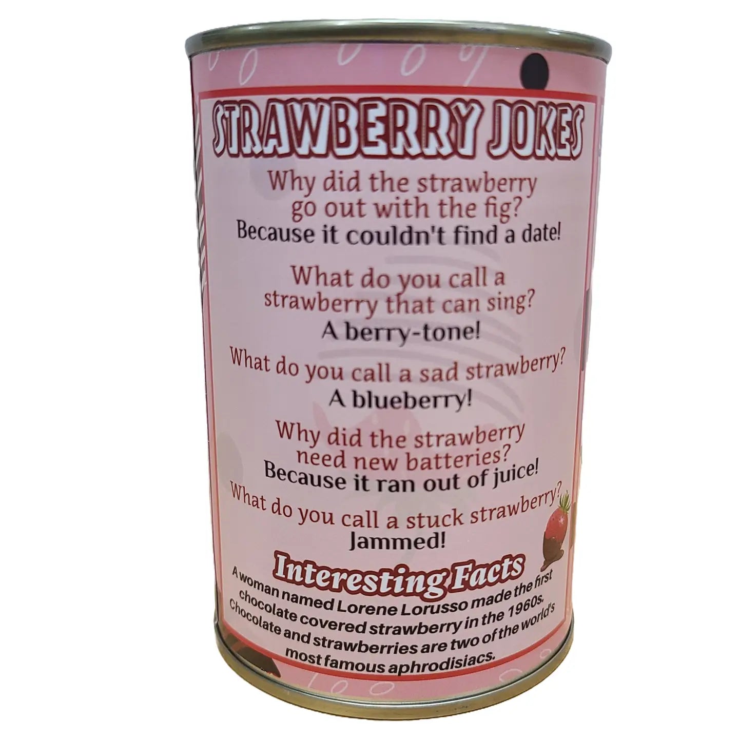 Canned Chocolate Covered Strawberry