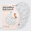 Quick Dry Hair Towel - Micro Dot