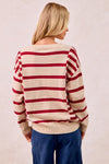 Stripe Combo Knit Top
