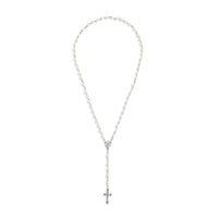 Pearl Rosary + Pouch